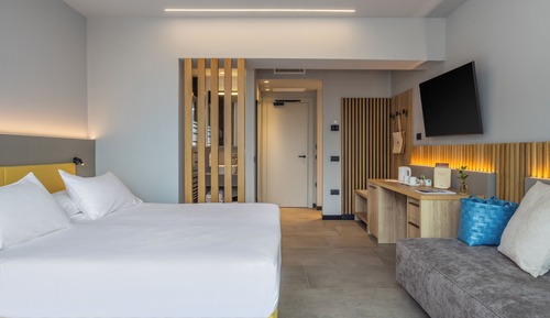 Habitación Deluxe con 1 cama doble o 2 individuales, balcón