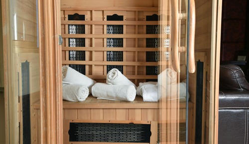 Suite, sauna, vistas al mar