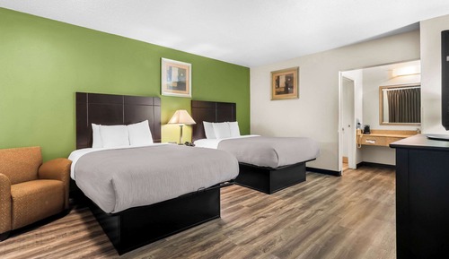 Habitación, 2 camas de matrimonio, accesible para personas con discapacidad, no fumadores