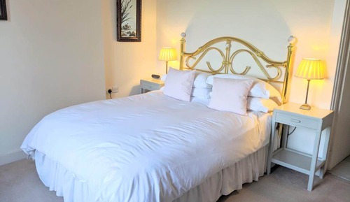 Habitación de lujo doble, 1 cama de matrimonio, baño privado, vistas al río