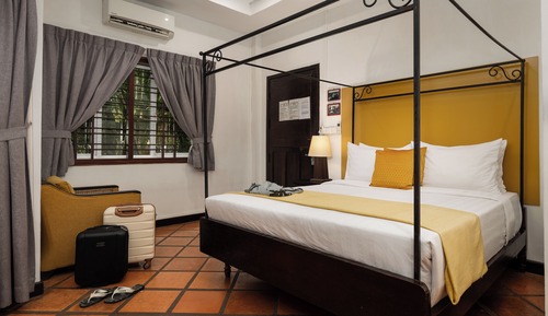 Habitación familiar, vistas al jardín