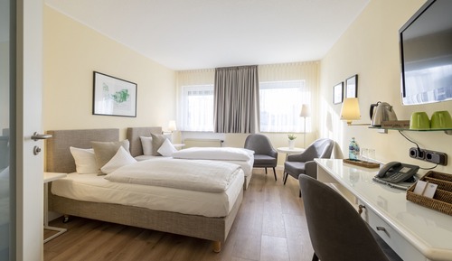 Habitación Confort con 1 cama doble o 2 individuales