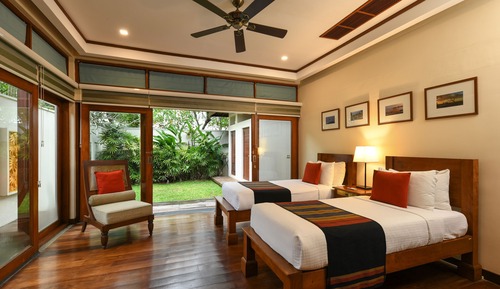 Villa de lujo, 2 habitaciones, piscina privada, vistas al jardín