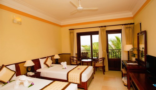 Habitación superior, vistas al jardín