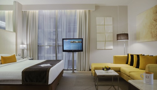Estudio, 1 cama de matrimonio