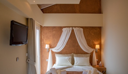 Habitación de diseño doble, 1 cama de matrimonio, vistas al mar