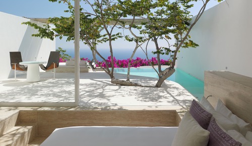 Habitación Deluxe, 1 habitación, piscina privada, vistas al mar