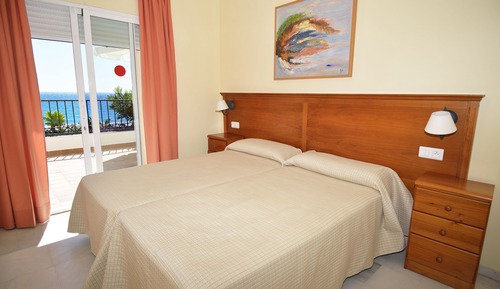 Apartamento panorámico, 1 habitación, terraza, vistas al mar