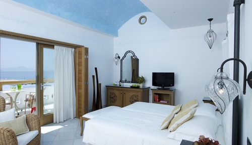 Bungalow, vistas al mar