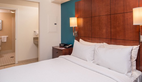 Estudio, 1 cama de matrimonio grande con sofá cama