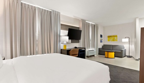 Suite, 1 cama de matrimonio grande con sofá cama, accesible para personas con discapacidad