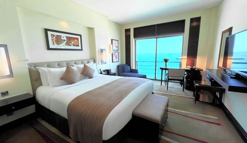 Habitación de lujo, 1 cama de matrimonio, vistas al mar