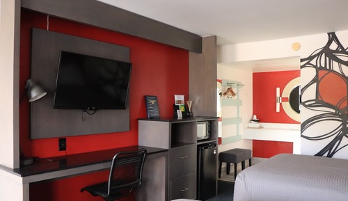 Habitación estándar, 2 camas dobles, accesible para personas con discapacidad