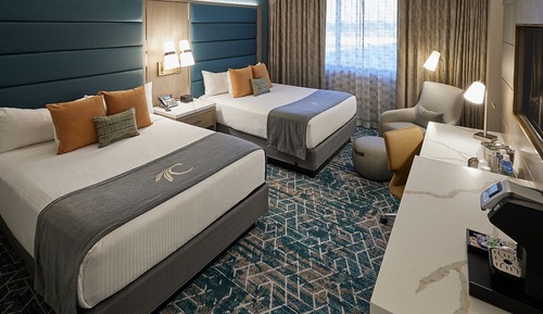 Habitación Grand, 2 camas de matrimonio, en una planta alta