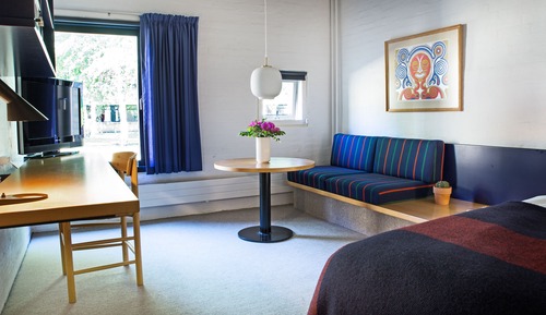 Habitación estándar con 2 camas individuales, en la zona del jardín