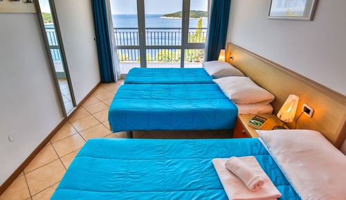 Apartamento, 1 habitación, balcón, vistas al mar (3+2)