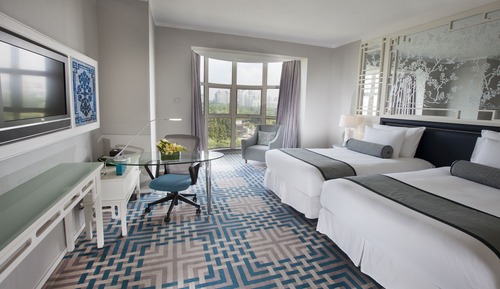 Habitación Deluxe con 2 camas individuales, vistas al parque