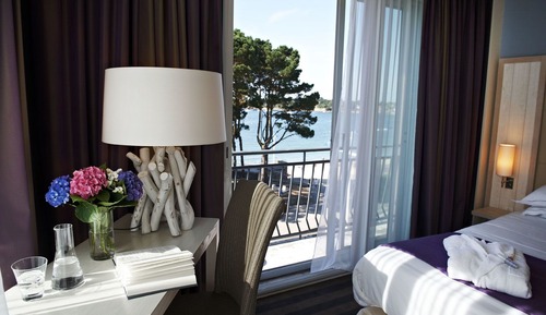 Habitación estándar doble, vistas al mar (spa access)