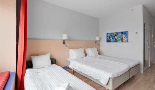 Habitación familiar, 3 camas individuales, no fumadores