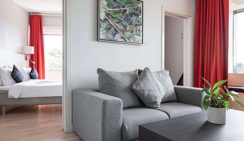 Suite junior, 1 cama de matrimonio grande, no fumadores (Separate Living Room)