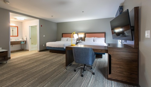 Habitación, 2 camas de matrimonio, accesible para personas con discapacidad, no fumadores