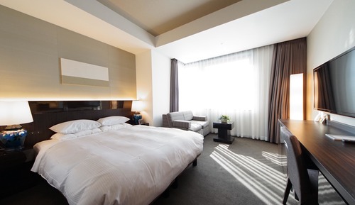 Habitación Deluxe doble, 1 cama de matrimonio, no fumadores, en esquina (River Side)