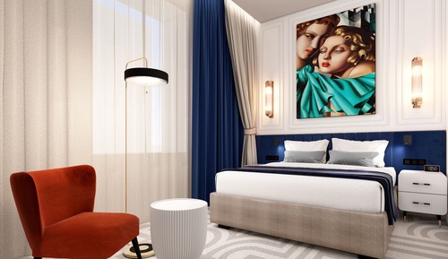 Suite, 1 cama de matrimonio grande, no fumadores, vistas a la ciudad