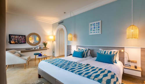 Habitación superior, vistas al mar