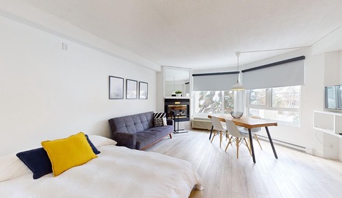 Estudio, 1 cama de matrimonio (FOR 2 - Ski-in/Ski-out)