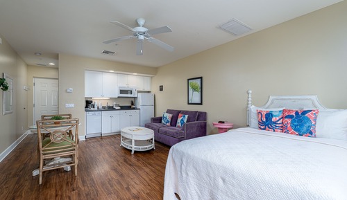 Suite estudio, 1 cama de matrimonio grande con sofá cama, vistas a la ciudad (unit 208)