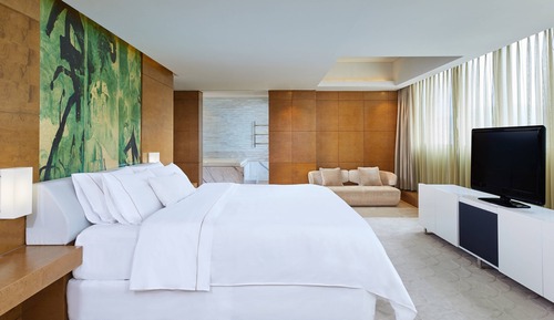 Habitación, 1 cama de matrimonio grande, no fumadores, vistas a la ciudad