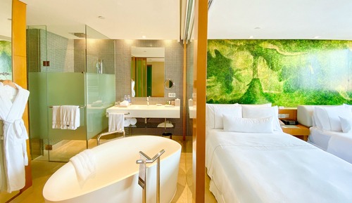 Suite Club, 1 cama de matrimonio grande, vistas a la ciudad