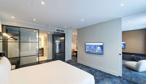 Suite Deluxe, 1 cama de matrimonio grande, balcón, vistas al parque