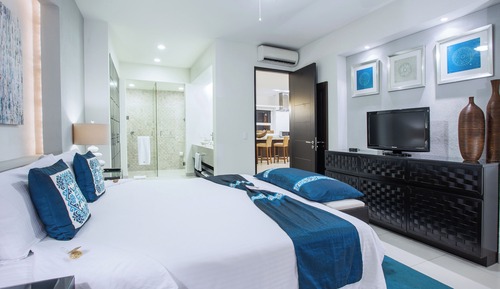 Habitación, 1 cama de matrimonio grande, 2 baños (Balcony or Terrace)