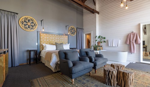 Habitación de lujo, 1 cama de matrimonio grande, vistas al mar