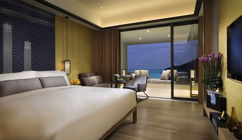 Habitación clásica, 2 camas dobles, vistas al mar