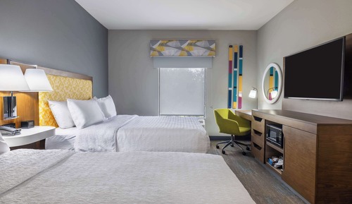 Habitación, 2 camas de matrimonio, accesible para personas con discapacidad, no fumadores