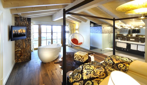 Suite de lujo, 2 habitaciones, vistas a la montaña