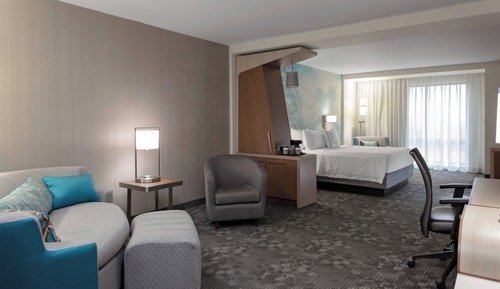 Suite, 1 cama de matrimonio grande con sofá cama (Hearing Accessible)