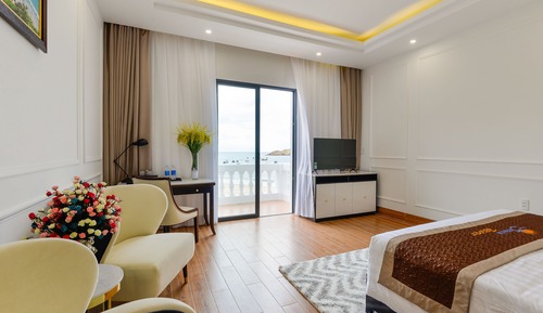 Habitación ejecutiva doble, balcón, vistas al mar
