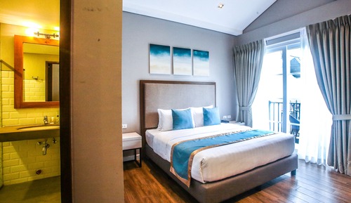 Habitación superior, 1 cama de matrimonio grande