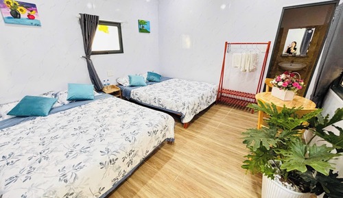 Habitación de lujo doble, 2 camas dobles, vistas al jardín