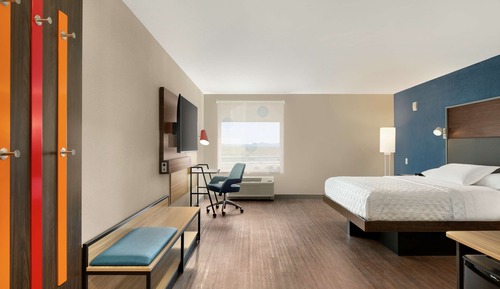 Habitación, 1 cama de matrimonio grande, accesible para personas con discapacidad, bañera