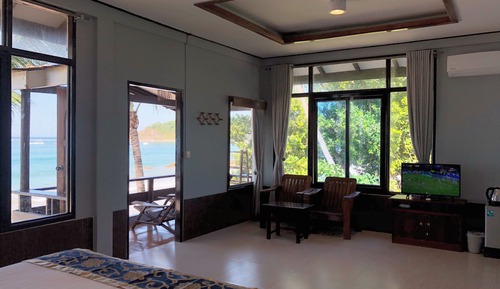 Habitación Premium doble, 1 cama de matrimonio grande, balcón, vistas al mar
