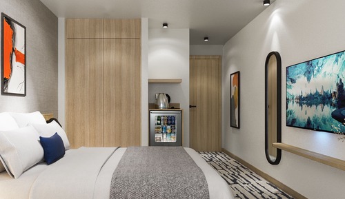 Habitación Deluxe, 1 cama de matrimonio, vistas a la piscina