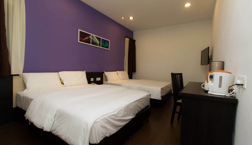 Habitación familiar doble, 2 camas de matrimonio