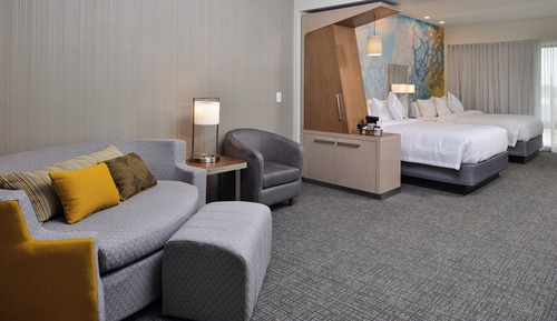 Suite ejecutiva, varias camas