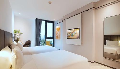 Habitación ejecutiva con 2 camas individuales (Deluxe)