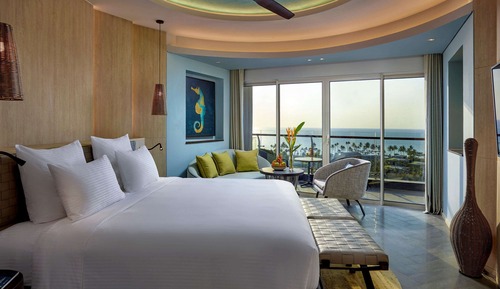 Habitación Deluxe, 1 cama de matrimonio grande, vistas al mar (Premium)