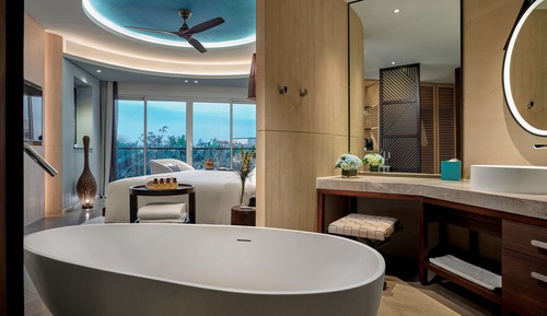 Habitación Deluxe, 1 cama de matrimonio grande, vistas al jardín